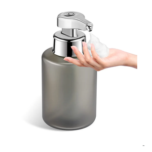 Phneems Automatic Foaming Soap Dispenser Touchless Auto Foam Hand Soap Dispenser Hands Free Electric Refillable Soap Dispenser for Bathroom Kitchen White