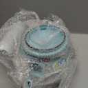 2.6 Quart Floral Enamel Tea Kettle, Vintage Enameled Teapot Stovetop, Enamel on Steel Water Coffee Tea Pot with Ceramic Handle, Colorful Hot Water Kettle for Home Kitchen Decor, No Whistling