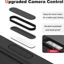 2 x Compatible with iPhone 17 Pro Case 6.3" [Compatible with Mag-Safe][Camera Control Button][Camera Protection] Military Grade Shockproof Translucent Magnetic iPhone 17 Pro Phone Case, Black