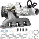 667-203 1.4L Turbocharger with Gaskets Repair kits Compatible with 2011-2015 Chevy Chevrolet Cruze 2012-2020 Sonic 2013-2018 Trax 2013-2018 Buick Encore Replace# 55565353 GT1446
