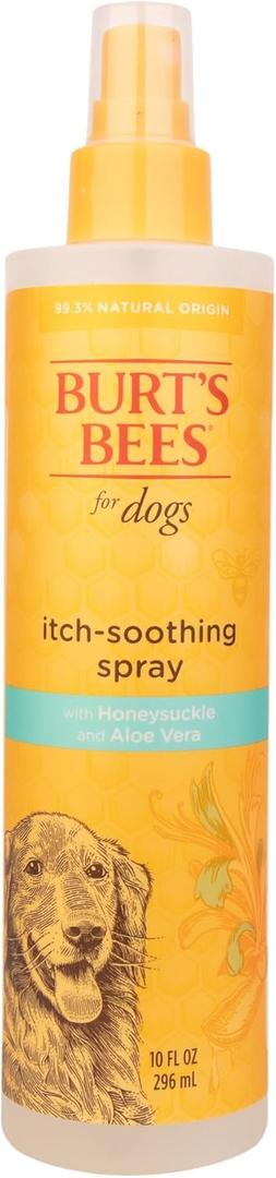 Burt's Bees for Pets Anti Itch for Dogs Spray with Honeysuckle - Dog Itching Skin Relief Treatment - Dry Skin Relief for Dogs, Dog Grooming Supplies, 10 Fl Oz