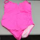 Womens One Piece Swimsuit Tummy Control - Slimming Bathing Suit V Wired Full Coverage 2025 Swimwear (XX-Large, Hot Pink)