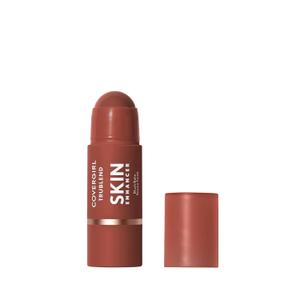COVERGIRL Trublend Skin Enhancer Blush Balm Stick, Vegan Formula, Easy to Use, Glides on Effortlessly, Non-Greasy, Doesn't Crease - 245 Toasted Chai (Bright, Warm Terracota) (0.21 Ounce (Pack of 1))