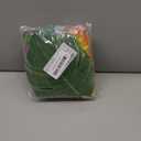 KUUQA 60 Pcs Tropical Party Decoration Supplies 8" Palmtera Hibiscus Leaves and Flowers, Simulation Leaf for Hawaiian Luau Party Jungle Beach Theme Table Decorations