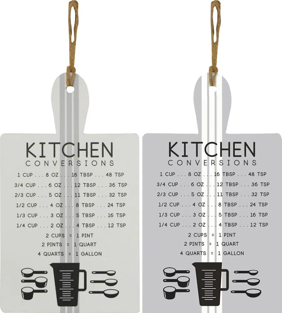 Kitchen Conversions Wall decor Grey 2 pack