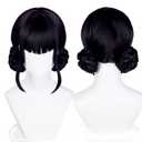 Anime Movie Character Cosplay Wig, with 2 Wig Caps (Beige & Black) for Cosplay, Comic Con, Halloween, and Party Events (Zoe)