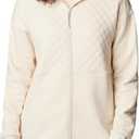 Columbia Women's Hart Mountain Quilted Hooded Full Zip (Chalk)