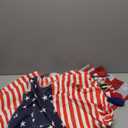 Bindefon American Flag Overalls Men,4th of July Cape,USA Sunglasses,Patriotic Socks,4 Pcs for Independence Labor Day (XX-Large, Red/White and Blue)