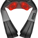 Nekteck Shiatsu Neck Massager for Pain Relief Deep Tissue with Heat, 3D Kneading Massage Pillow Back Shoulder Massagerfor Body Muscle, Plugin Use for Home Office Car, Gifts for Mom Dad Him Her