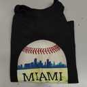 Miami Baseball Dress Cool Marlin Skyline on Giant Ball T-Shirt, 4T