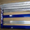 Updated Lawn Leveling Rake 30"x10", Lawn Leveler with Aluminum Rollers, Yard Leveling Rake Stainless Steel with 27-80" Adjustable Handle, Heavy-Duty Ground Leveler Suit for Garden,Golf,Lawn,Farm,Blue