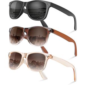 Polarized Sunglasses for Women Men - Trendy Classic Retro Sun Glasses Womens UV Protection for Driving