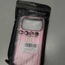 Ufbara Compatible with iPhone 17 Pro Case, Cute Glossy Wavy Stripe Design