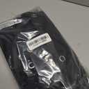 Black Shower Curtain Boho Fabric Shower Curtain Black Tufted Texture Striped Modern Farmhouse Shower Curtains for Bathroom, 72 x 72