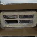 3 Tier Slim Bathroom Storage Cabinet, Narrow Organizer with Wheels and Toilet Paper Holder, Waterproof, No Assembly Required, Perfect for Small Spaces in Bathroom, Kitchen and Bedroom (Cream White B)