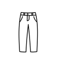 Dress Pants Slacks Black 33W x 28L