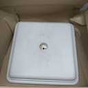 US Weight 40 Pound Umbrella Base - Weighted Umbrella base For Use With Patio Table  Heavy Duty Base- Made in the USA (White)