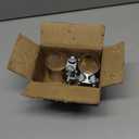 TIROL 2.25 Exhaust Clamp, 2.25 inch Lap Joint Band Stainless Steel Muffler Clamp for Joining to 2.25" ID Exhaust Pipe, Muffler Pipe 2Pcs