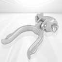 Chain Link Fence Gate Fork Latch - Commercial Heavy Duty - Malleable - Galvanized Gate Latch with Hole for Padlock (1-3/8" x 2-3/8" (2-1/2"))