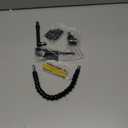 17Pcs Flexible Drill Bit Extension, Include 3Pcs Rotatable Socket Adapter 2Pcs Hex Shank 105 Right Angle Drill Attachment 10 Short Screwdriver Bits 90 Angled Bits and Bendable Extension Black