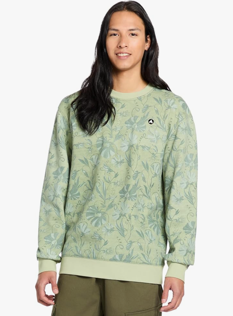 Airwalk men's Airwalk Men's Fleece Graphic Crewneck, XL