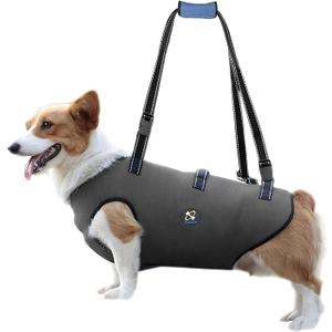 Coodeo Dog Lift Harness, Pet Support & Rehabilitation Sling Lift Adjustable Padded Breathable Straps for Old, Disabled, Joint Injuries, Arthritis, Loss of Stability Dogs Walk (Black, M)
