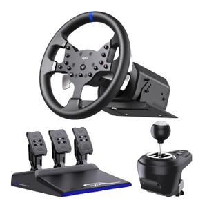 PXN V99 Force Feedback Racing Wheel, with Pedals and Shifter