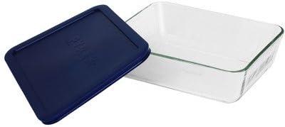 Storage Plus 6 Cup Rectangular Dish with Lid [Set of 4]