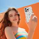 Floral Branch Case for iPhone 15 Pro Max Cute Flower Vine Pattern for iPhone 15 Pro Max Girly Trendy Slim Fit TPU Shockproof Protective Cover for Girls Women