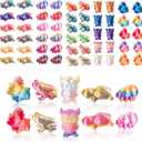 150 PCS 3D Printed Animal Figurines Set, Articulated Animal Figurines,Fidget Toys, Surprise 3D Printed Animals Cute Animal Toys for Home, Office, DecorSchool Gifts
