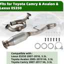Catalytic Converter Compatible with Toyota Camry 2007-2017, Avalon 2005-2019 & Lexus ES350 2007-2018, 3.5L, Replace# 1741031E80