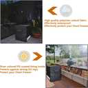 Chest Freezer Cover Deep Freezer Covers for Outside 7.0 Cubic Feet FreezerTop with Zipper to Open Waterproof and UV protection Extend their Service Life (38"W23"D34"H)