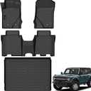 AUXKO All Weather Floor Mats Cargo Mat for Ford Bronco 4Door 2026-2021