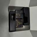 Plastic Tefillin Boxes Case with metal plate and Plastic Tefillin Mirror set of 2 shel rosh and Shel Yad For Righty to be worn on your Left hand (Black And gold rashi, 33)