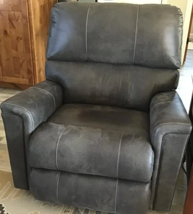 Signature Design by Ashley Skymaker Manual Rocker Recliner, Smoke
