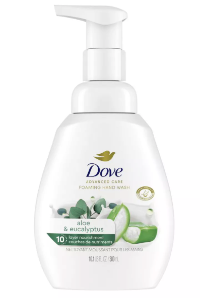 Dove Foaming Hand Wash Aloe & Eucalyptus Protects Skin from Dryness, 10.1 oz