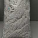 BEDELITE Fleece Throw Blanket 300GSM King Blanket Striped Cream White 108"x90"