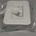 KYODOLED Medium Cash Box with Money Tray,Small Safe Lock Box with Key,Cash Drawer,7.87"x 6.30"x 3.54" White Medium