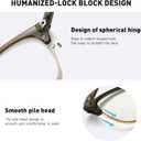 Blue Light Blocking Glasses Vintage Half Frame UV Clear Lens Anti Eyestrain Computer Gaming Glasses for Men Women