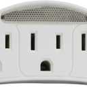 Prime PBADL101 Outlet Power Tap with Photocell Nightlight, White