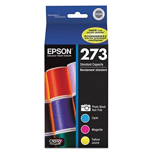 EPSON 273 Claria Ink Standard Capacity Photo Black & Color Combo Pack (T273520-S) Works with Expression Premium XP-520, XP-600, XP-610, XP-620, XP-800, XP-810, XP-820