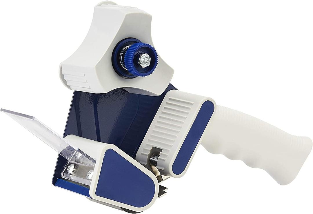 Amazon Basics Packaging Tape Dispenser Gun, Easy-to-Use, Side Load Design, Well Built, for 1.88-Inch Wide Packing Tape