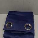 Lush Decor Insulated Grommet Blackout Window Curtain Panels, Pair, 52" W x 95" L, Navy - Classic Modern Design - Chic Window Decor - Long Curtains For Living Room, Bedroom, Or Dining Room