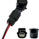 23428268 Parking Aid Sensor with Connector Plug Pigtail Wire Harness Compatible with Enclave,Encore, Regal Sportback,Regal Tourx,Ct6,Cts,Escalade,Xt5,Xts