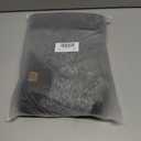 Winter Hats Scarf Set for Men Touchscreen Gloves Warm Knit Beanie Hat Scarves with Fleece Lined Cap (White/Black)