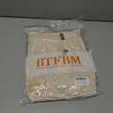 BTFBM Casual Fall Tops for Women 2025 Long Sleeves Solid Shirts Crew Neck Loose Fit Work T Shirt (XXL)