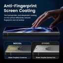 MOCOLL Screen Protector for Samsung Galaxy S25 Ultra 9H Tempered Glass, Ultra-Clear HD, Anti-Scratch, Anti-Fingerprint, Bubble-Free, Easy Installation, Case Friendly