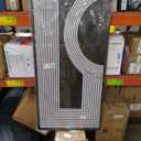 Canvas Art Wall Decor Artwork Black And White Geometric Color Block Abstract Wall Decor Brown Paintings Home Modern Bedroom Art Bathroom 20" X 40" Ready To Hang