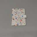 Passport Holder for Travel Essentials, RFID Blocking Leather Cover Wallet with Magnetic Closure, Aesthetic & Cute Passport Book Case for Women and Men - Wildflower
