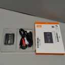 1Mii Bluetooth 5.3 Transmitter Receiver for TV to Wireless Headphones, Dual Link aptX Adaptive/Low Latency/HD Audio, Aux Bluetooth Audio Receiver Adapter for Home Stereo, Airplane, Boat, Gym (Black)